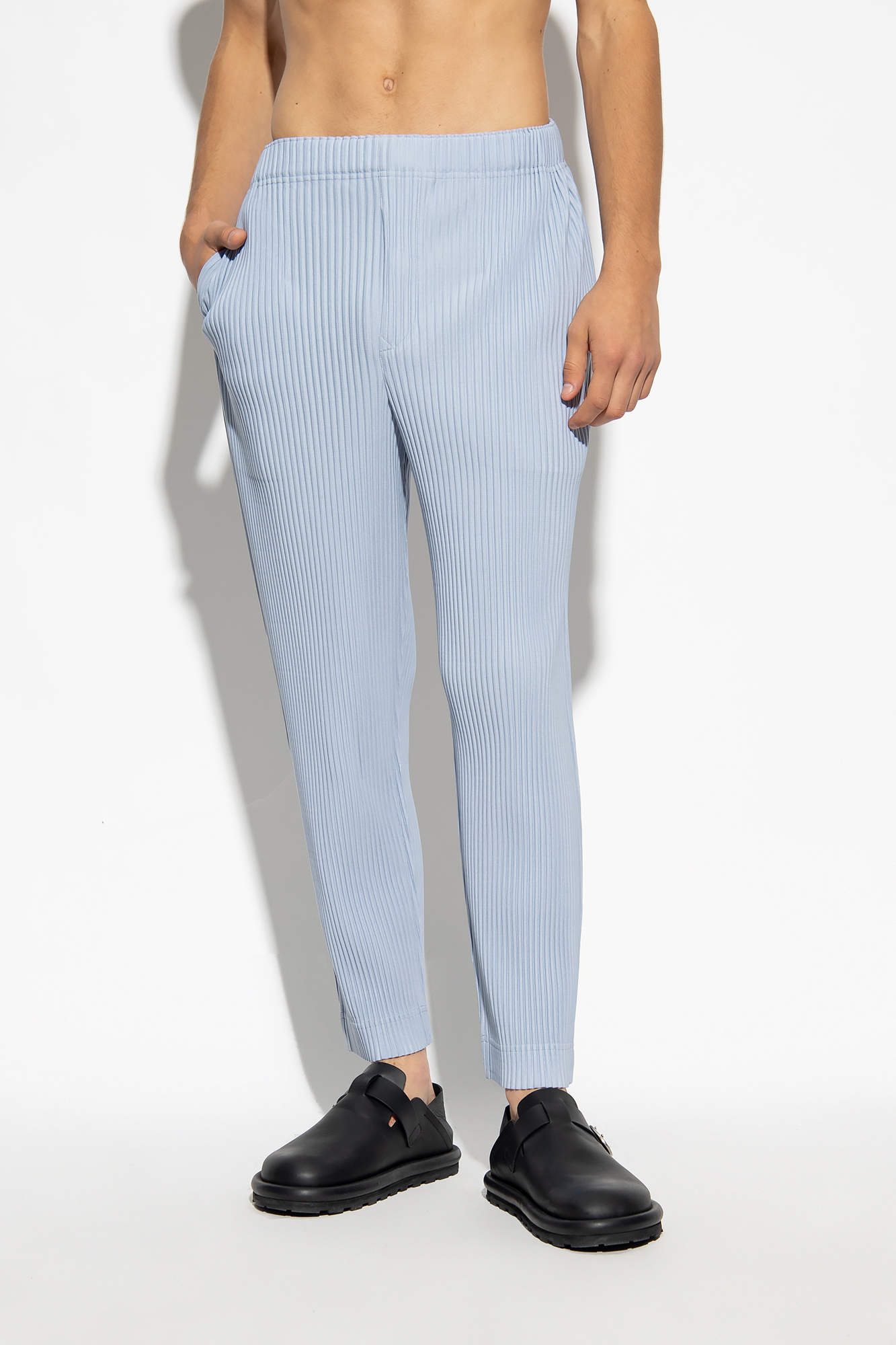 Blue Pleated trousers Issey Miyake Homme Plisse - Vitkac Canada